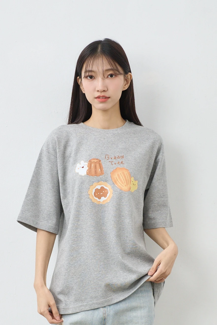 點心  親膚雲朵TEE(麻花)