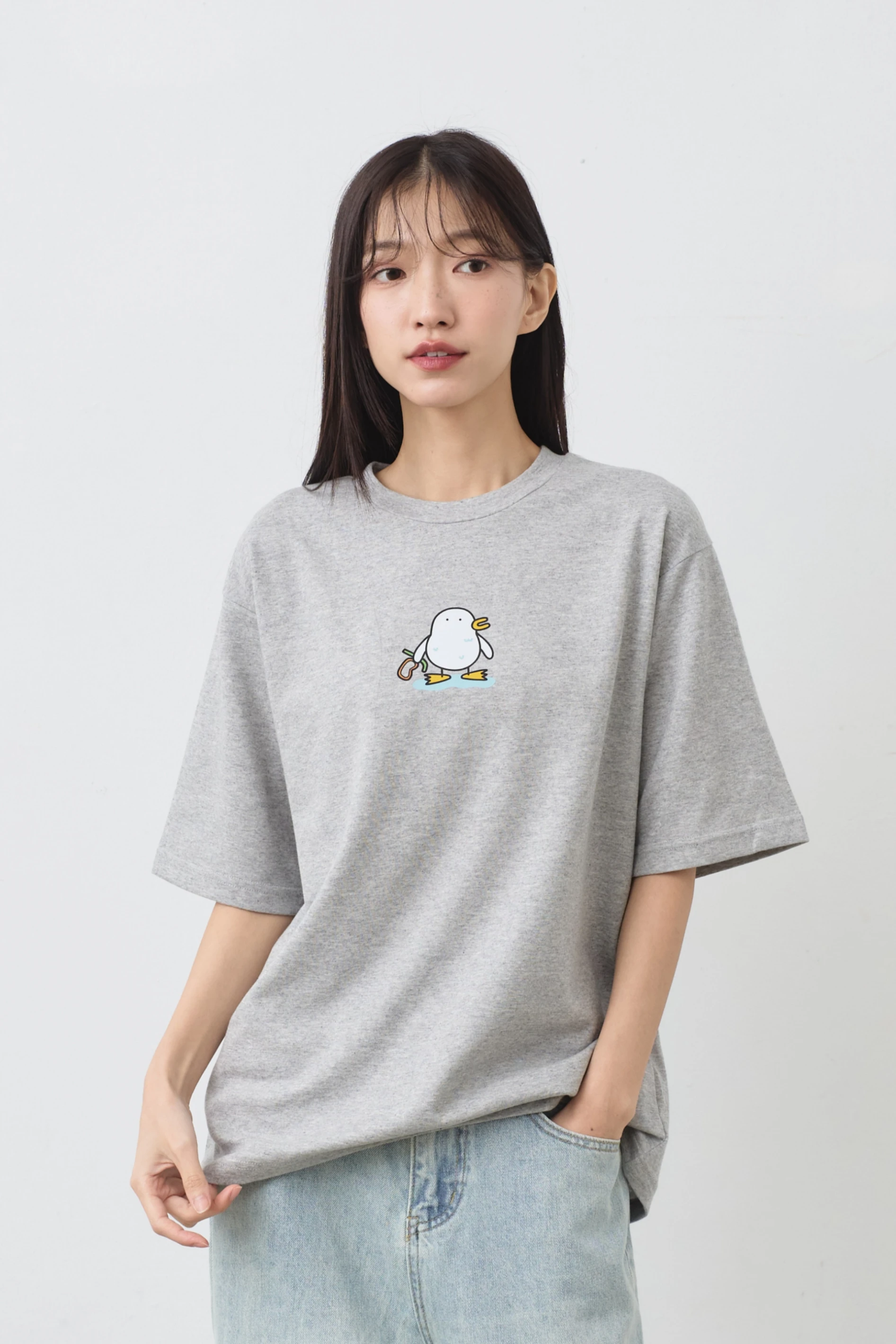 淺水員  親膚雲朵TEE (麻花)