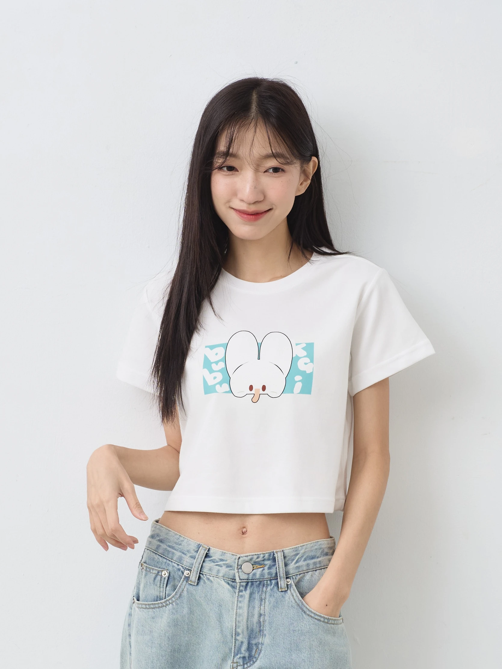 bubukai殭屍之夜  女短版雲朵TEE
