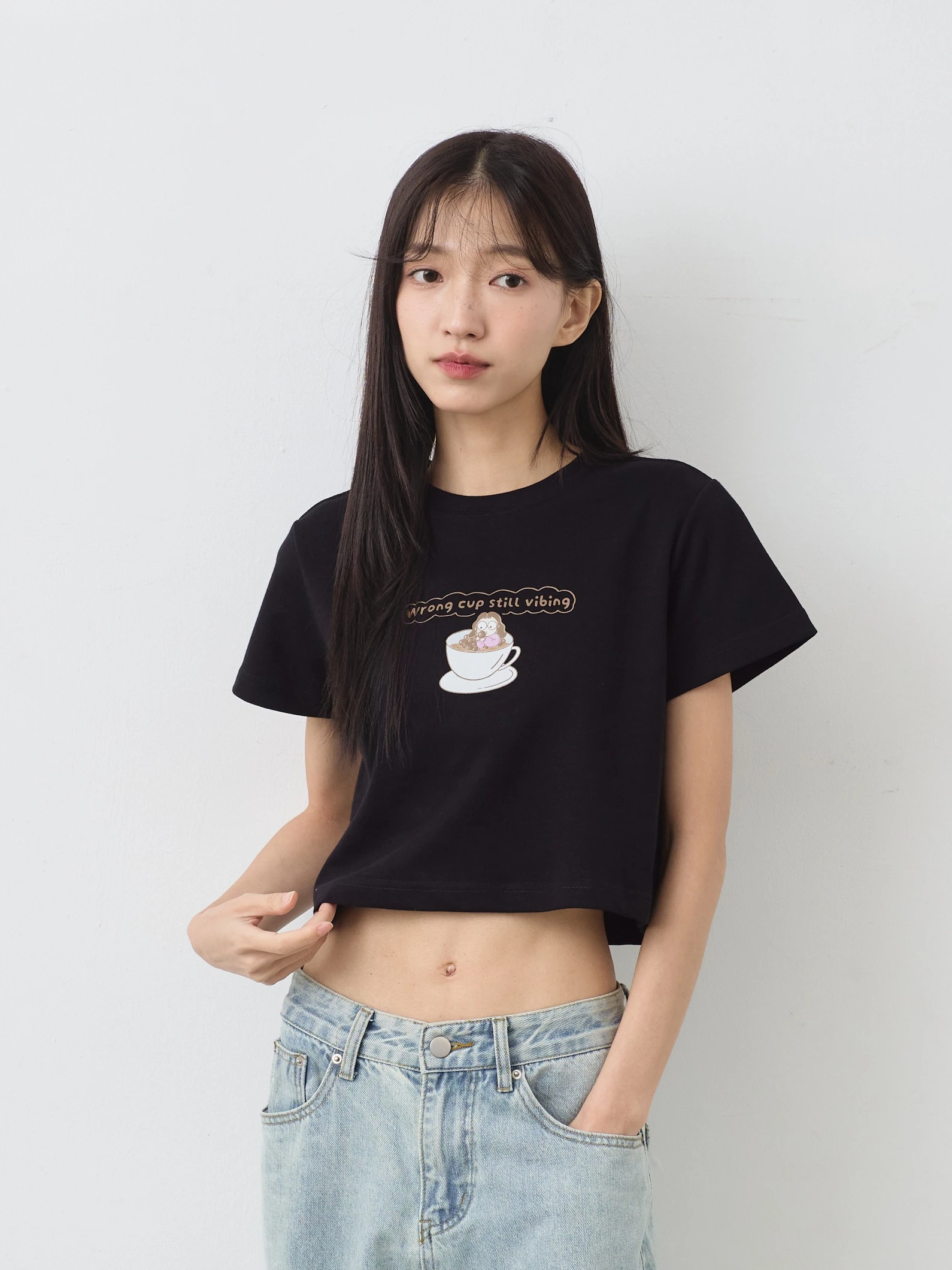 Boba edition  女短版雲朵TEE