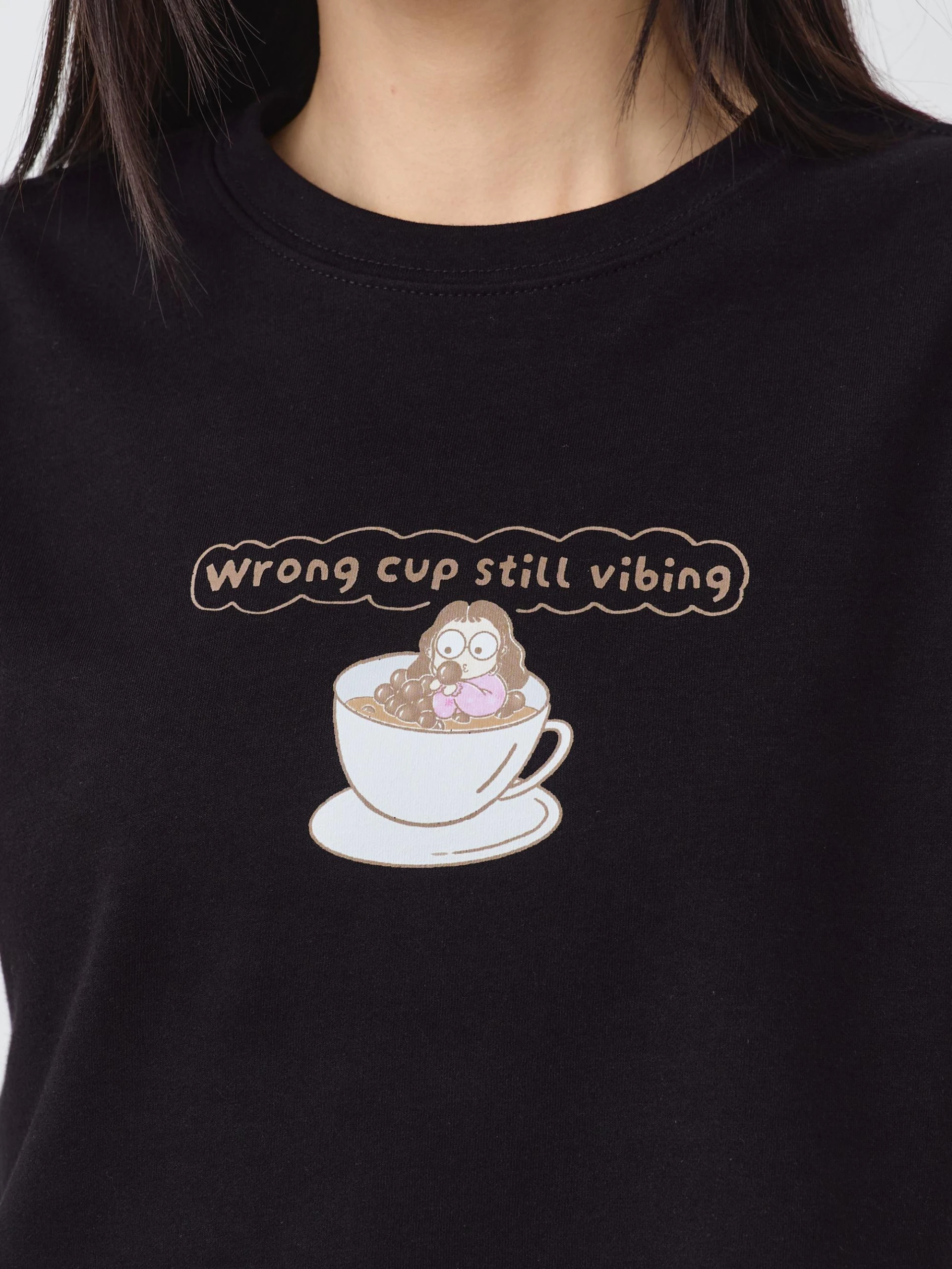 Boba edition  女短版雲朵TEE
