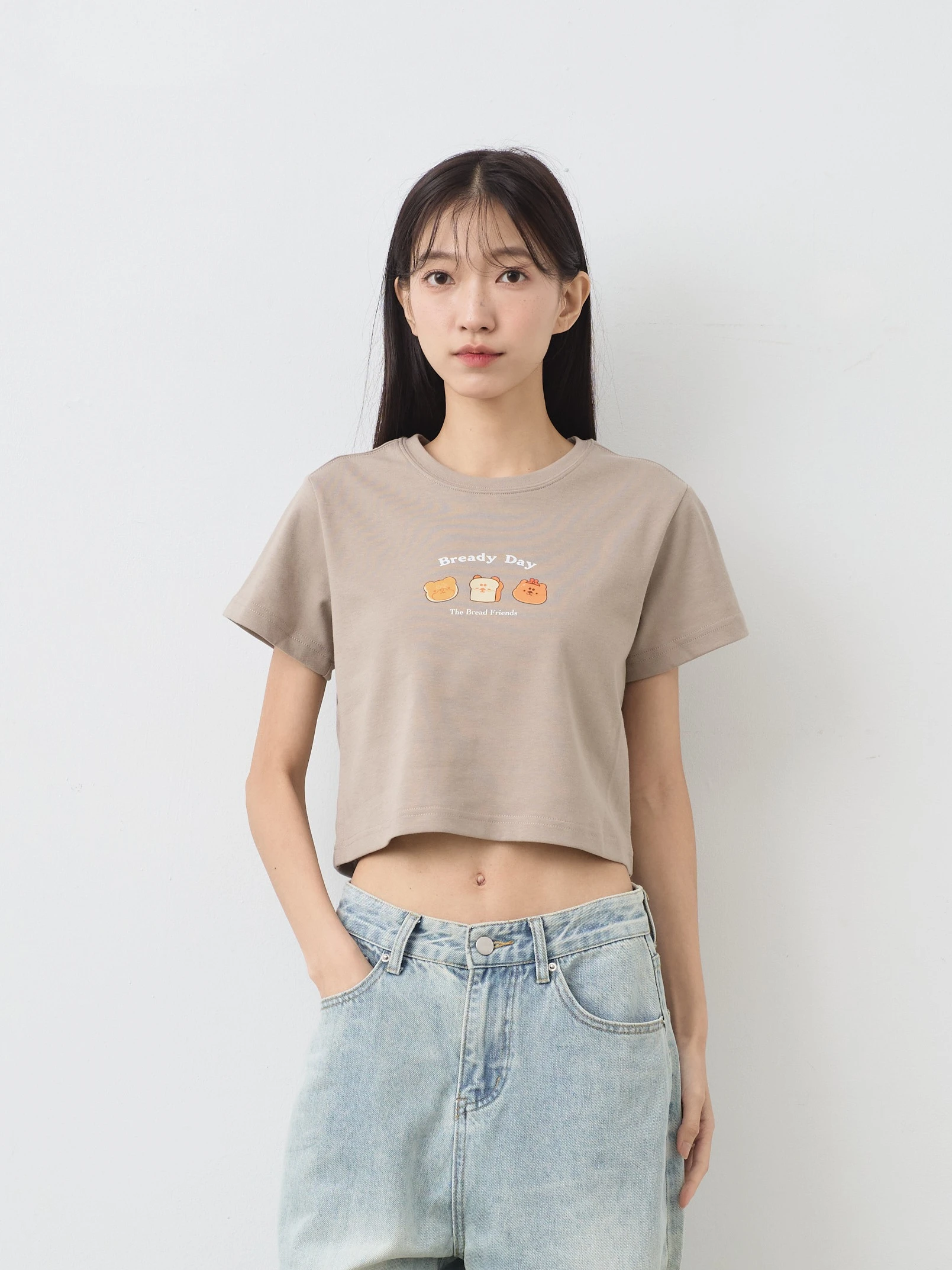Bready Day  女短版雲朵TEE