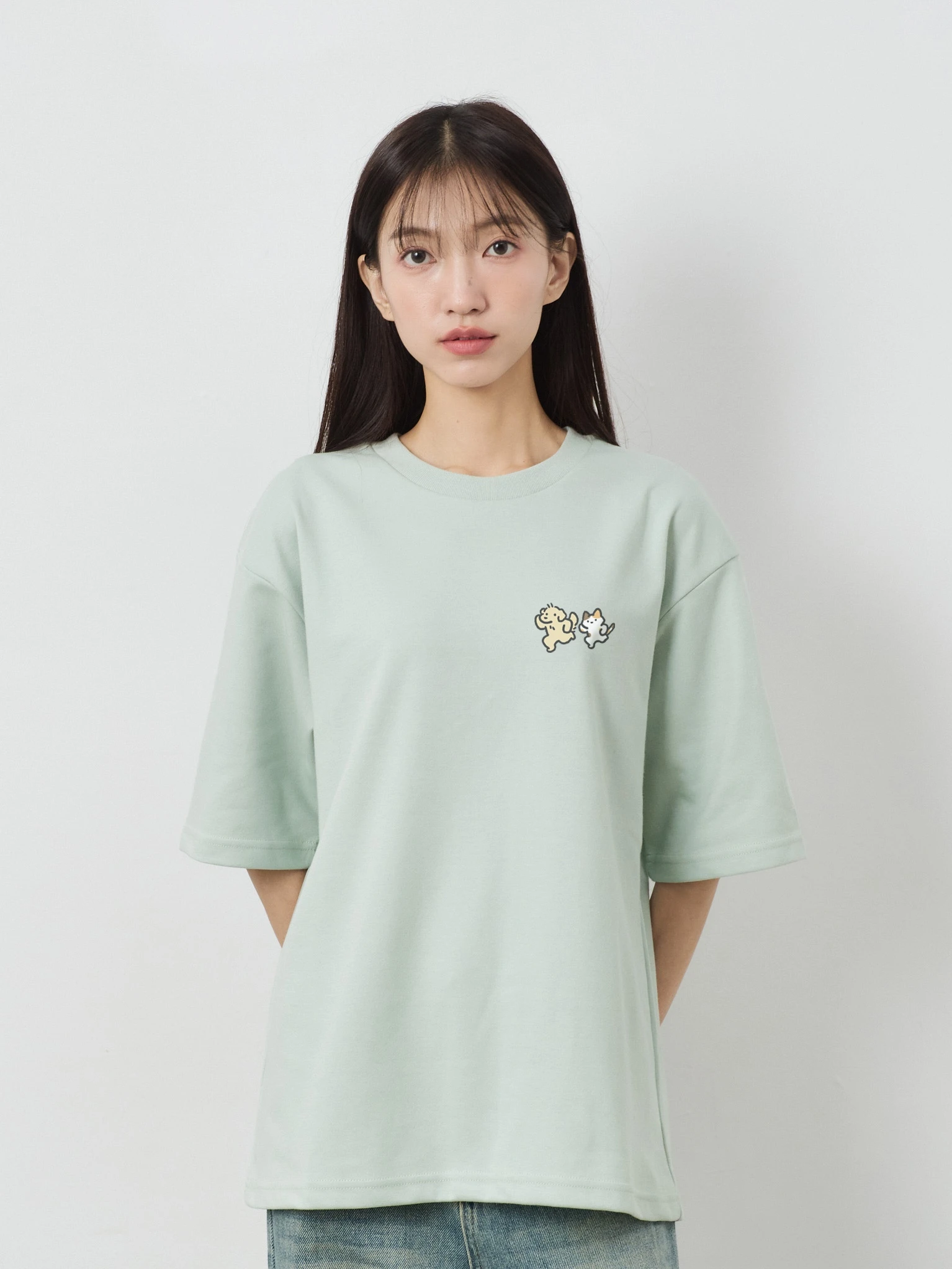 leko&huapipi 親膚雲朵TEE