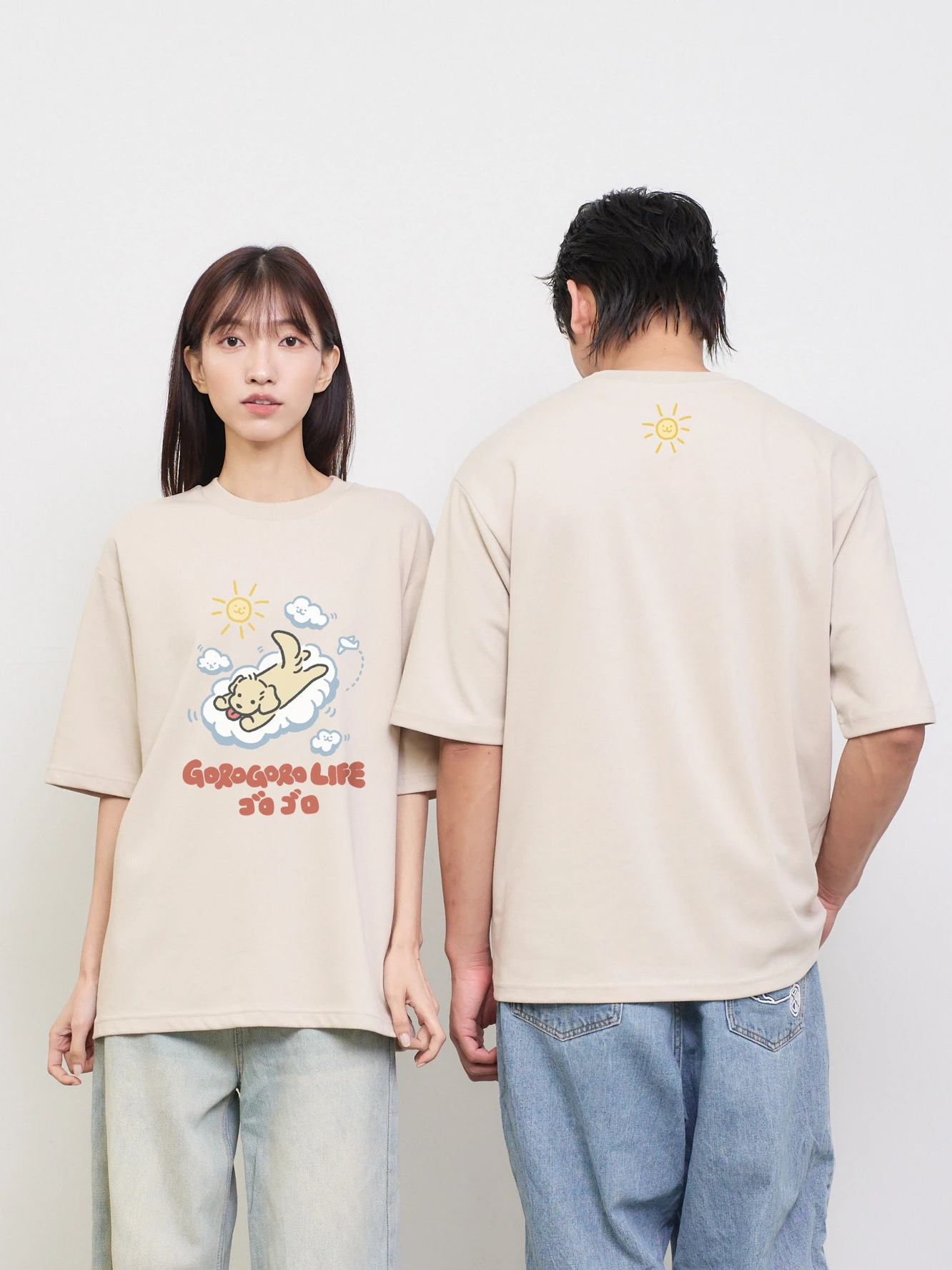 gorogoro life 親膚雲朵TEE