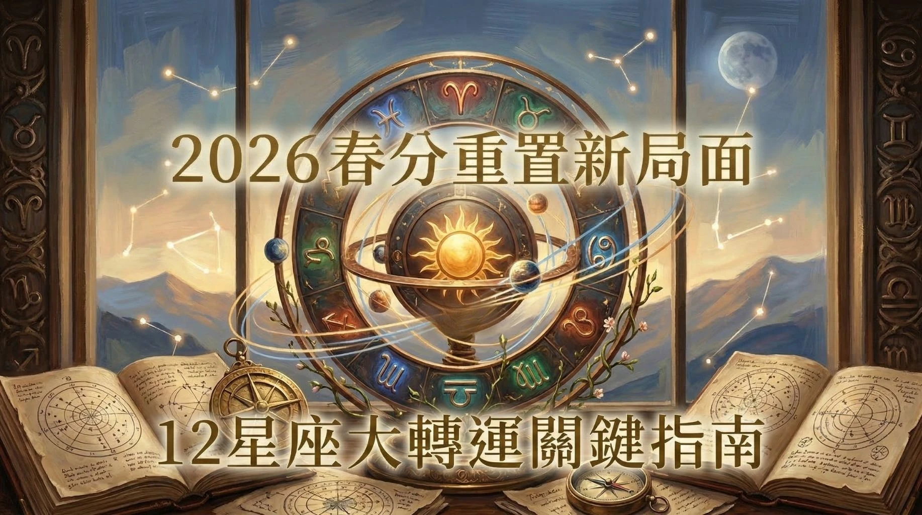 2026 春分重置新局面，12星座順勢大轉運關鍵指南
