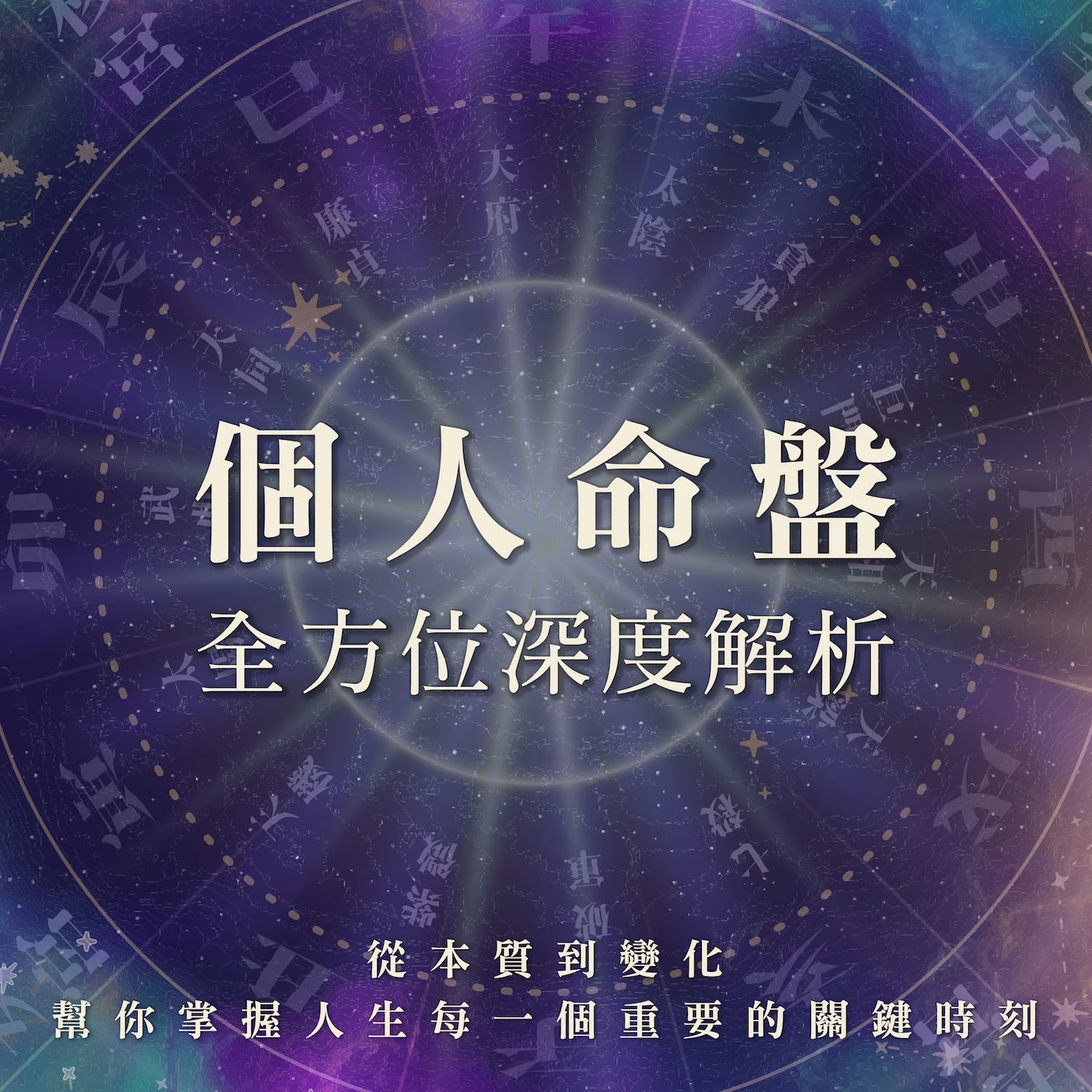 個人命盤全方位深度解析
