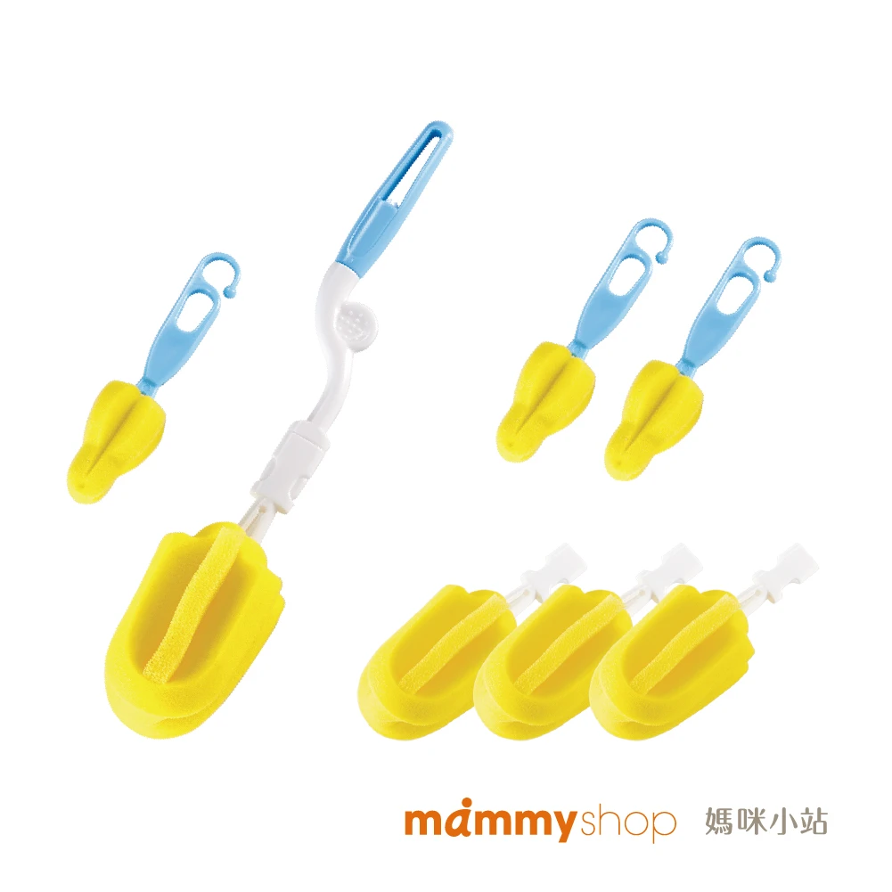 旋轉海綿奶瓶刷-體驗組