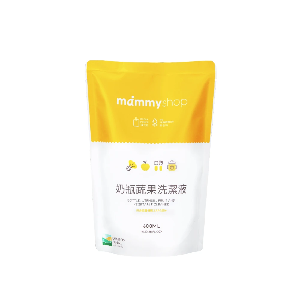 奶瓶蔬果洗潔液補充包 600ml