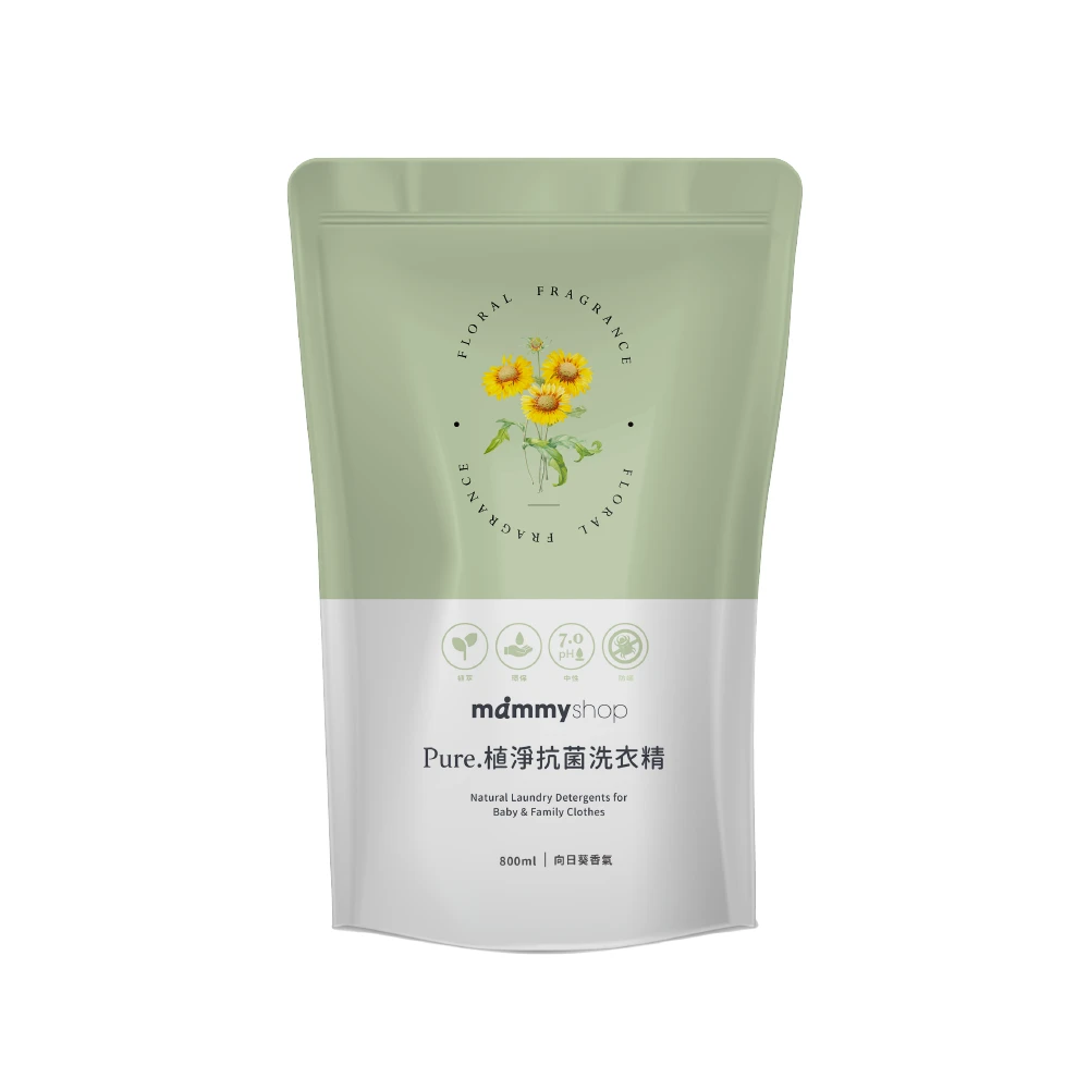 PURE 植淨抗菌洗衣精補充包 (800ml)