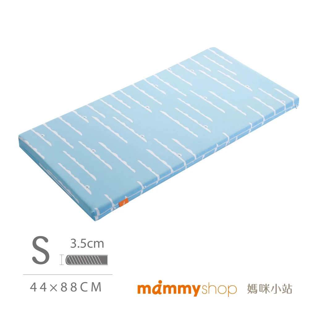 接觸型涼感布套 (適用VE嬰兒護脊床墊 3.5cm S / 48cm x 88cm / 不含床墊) 【海豹】