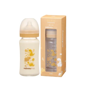 母感體驗2.5 - 玻璃奶瓶 240ml (寬大口徑 / 恐龍)