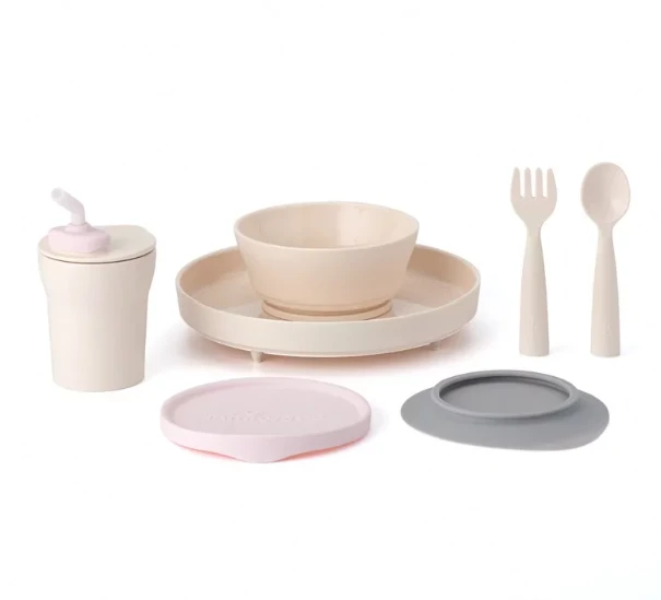 Miniware 天然聚乳酸兒童學習餐具 小食客六入組  (多色可選)