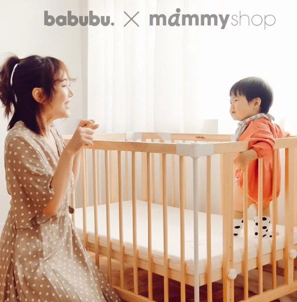 【日本Babubu】七合一多功能成長型嬰兒床 70x120cm (含床墊)