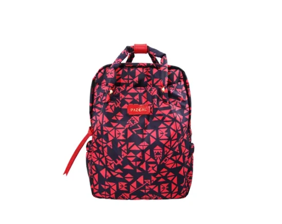 PAZEAL - Puffy Backpack 親子後背包-紅艷 (mini) 尺寸 20L*9W*29H cm
