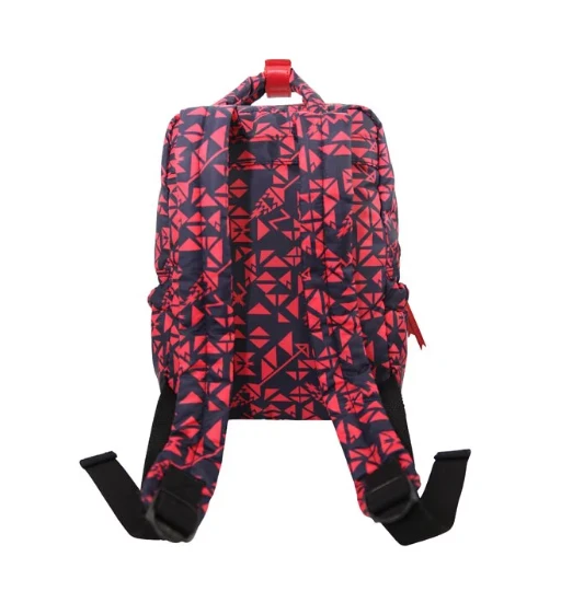 PAZEAL - Puffy Backpack 親子後背包-紅艷 (mini) 尺寸 20L*9W*29H cm
