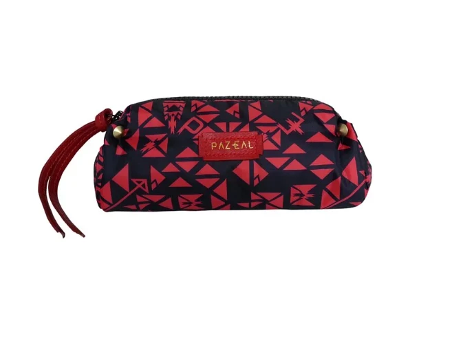 PAZEAL - Puffy Pencil Case 筆袋/收納包-紅艷 尺寸 18.5L*6W*7H cm