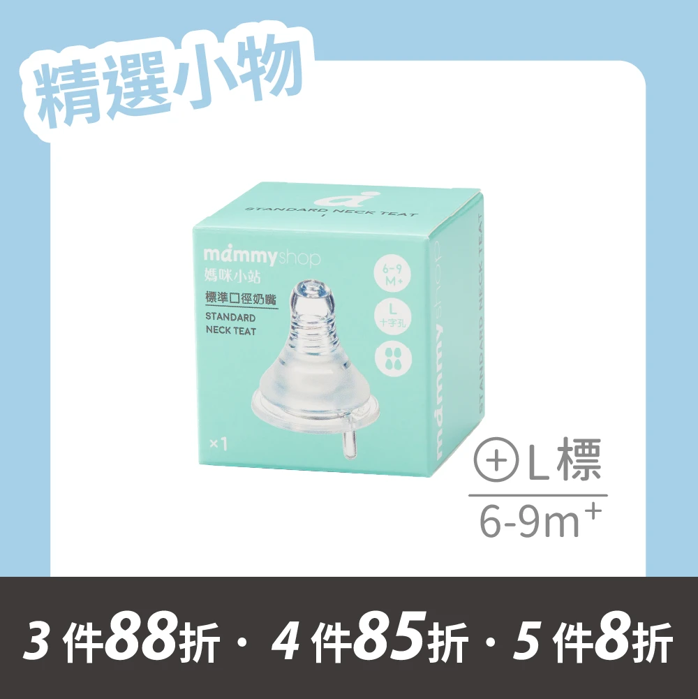 母感體驗2.5 奶嘴 1入裝 (標準口徑 / L / 十字孔)