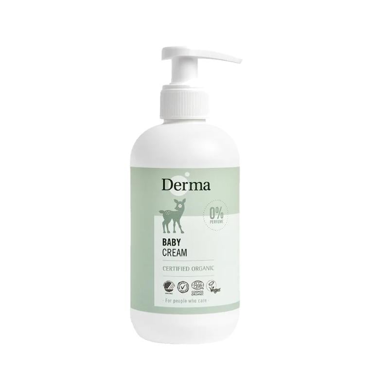 【Derma丹麥德瑪】寶寶有機滋潤護膚霜250ml(家庭號)