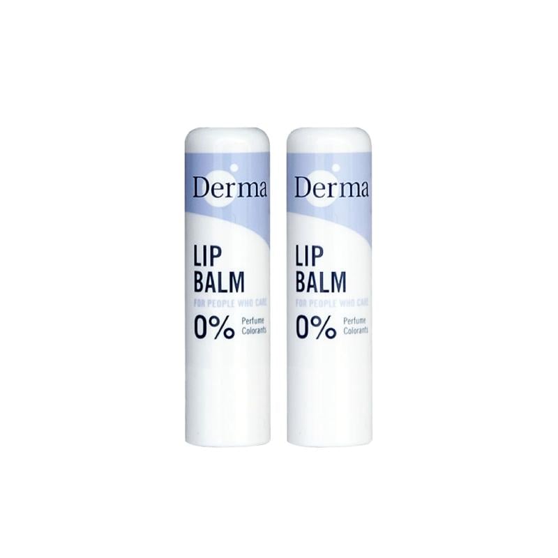 【Derma丹麥德瑪】小燭樹植萃護唇膏4.8g　2入裝