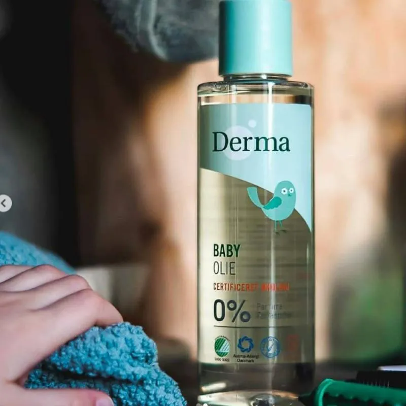 【Derma丹麥德瑪】有機按摩浴油150ml