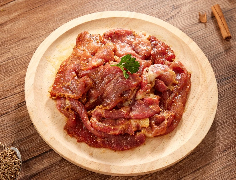 印度咖哩梅花豬肉200g｜異國香料烤肉片 冷凍宅配