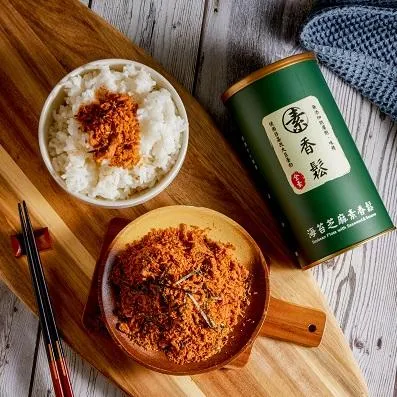 海苔芝麻素香鬆190g｜素食肉鬆 香脆爽口