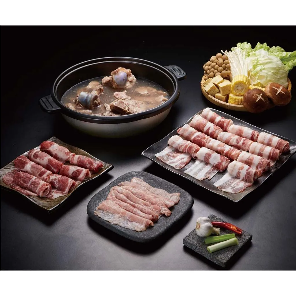 松阪火鍋組6人份｜高級聚餐肉品 松阪豬肉片