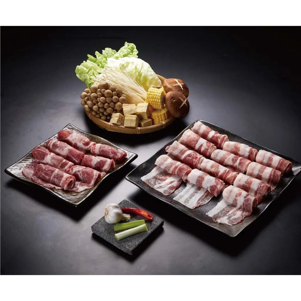 涮肉二品組4人份｜雙肉品火鍋組 聚餐好選擇