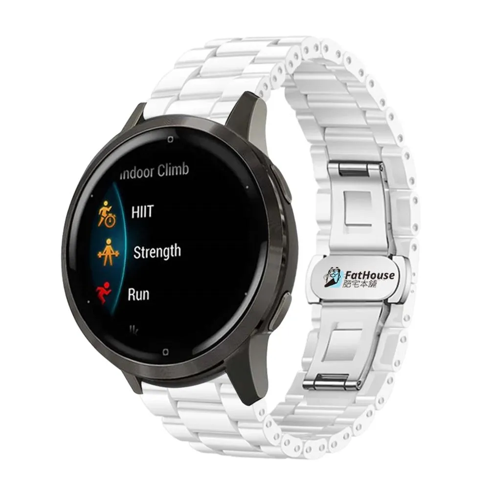 GARMIN Approach S50 S40 陶瓷錶帶 平口錶帶 手錶錶帶 抗刮耐磨 錶帶 陶瓷 通用錶帶