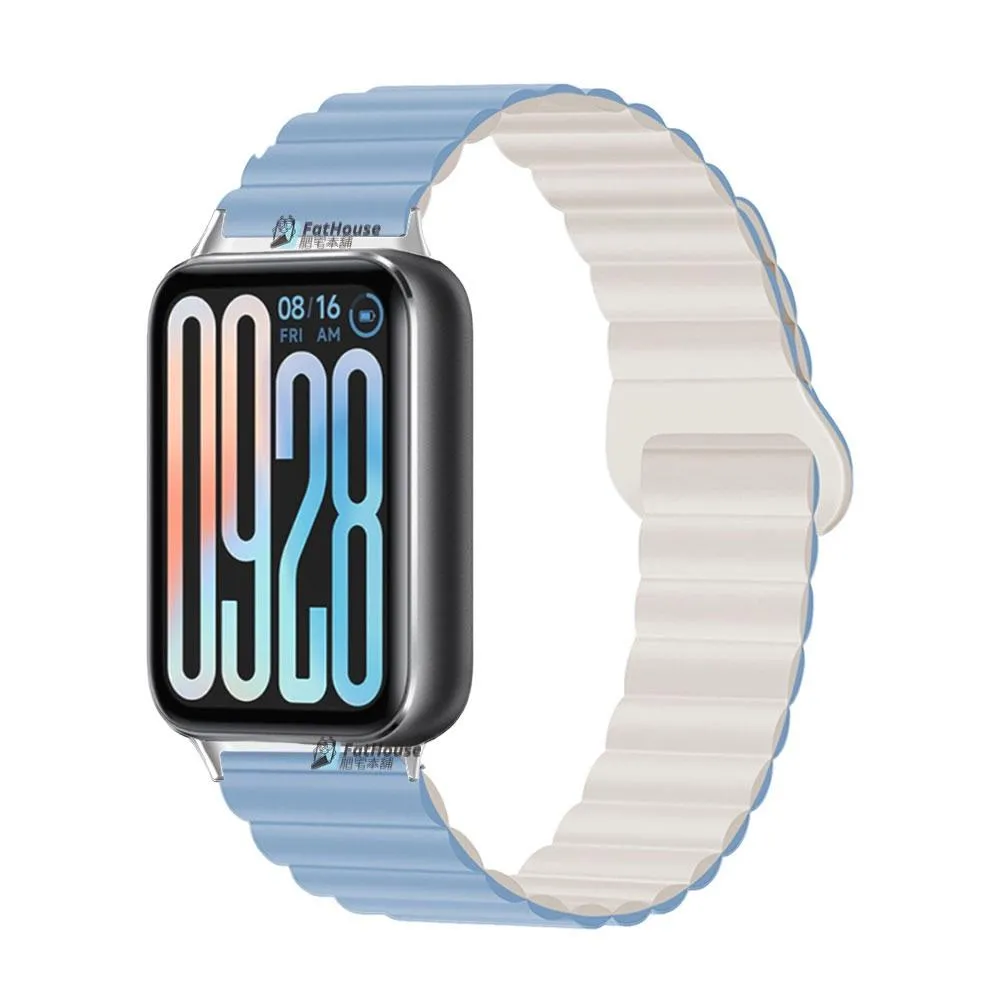 小米手環 10 Pro 9 Pro 8 紅米 Redmi watch 6 5 4 磁吸矽膠錶帶 雙色 矽膠錶帶 錶帶