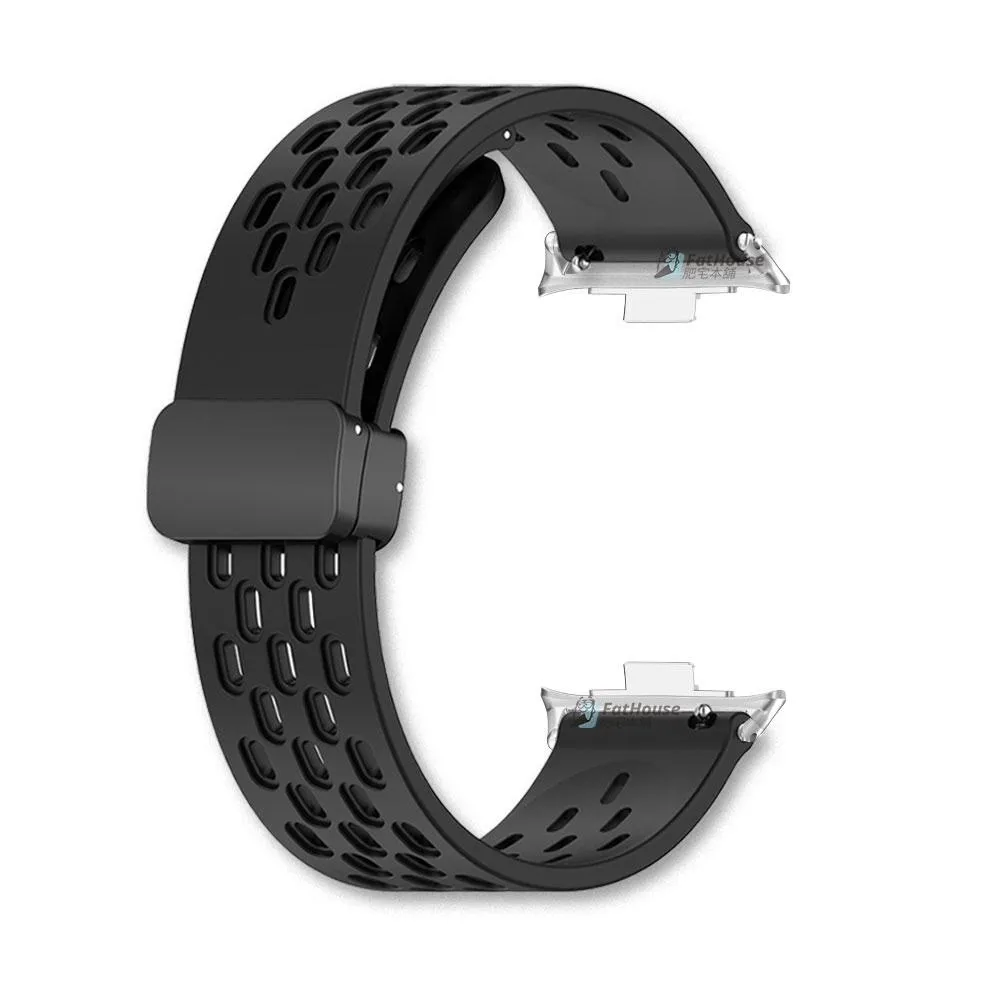 Realme Watch 3 pro 2 pro s 運動錶帶 磁吸洞洞錶帶 磁吸矽膠錶帶