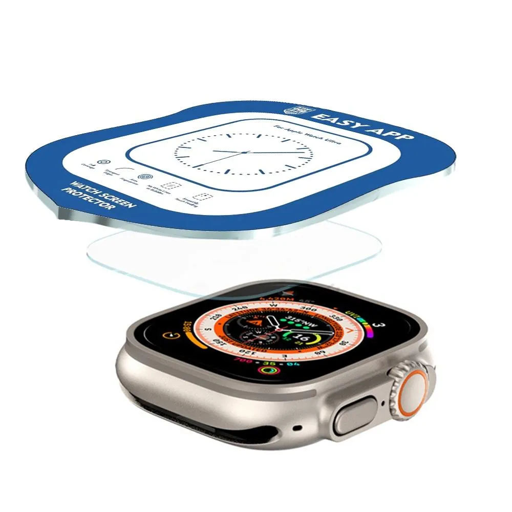 APPLE WATCH ULTRA 3 2 1 49MM 手錶 手表 鋼化膜 保護貼 自帶貼膜神器