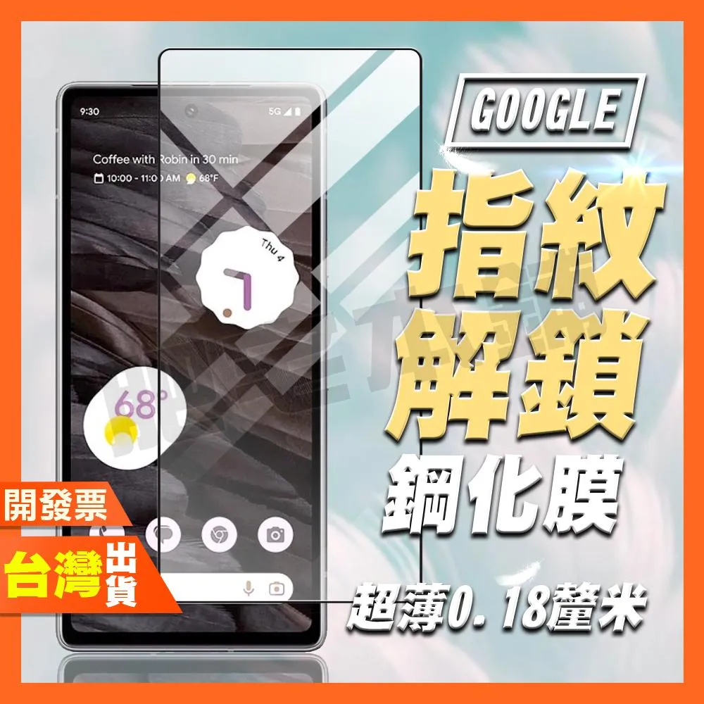 GOOGLE PIXEL 11 10 9 PRO XL 10A 9A 8 PRO 指紋辨識 鋼化膜 保護貼 0.18MM超薄