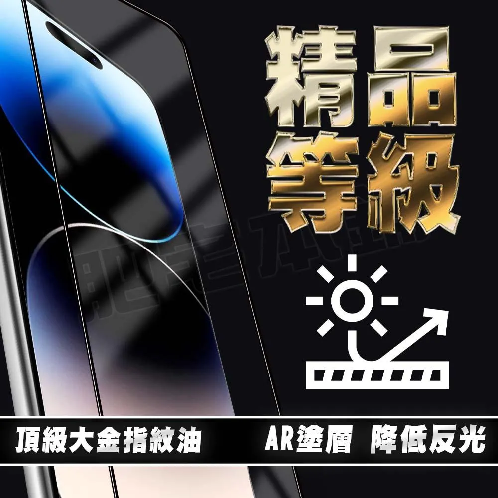 IPHONE 13 12 11 PRO MAX XS MAX X 指紋辨識 AR抗反射 鋼化膜 保護貼