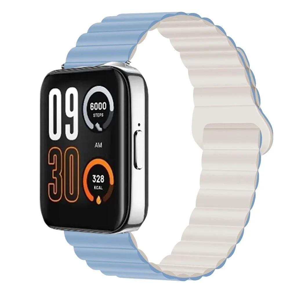 Realme Watch 3 pro 2 pro s 雙色 矽膠錶帶 磁吸矽膠錶帶 錶帶