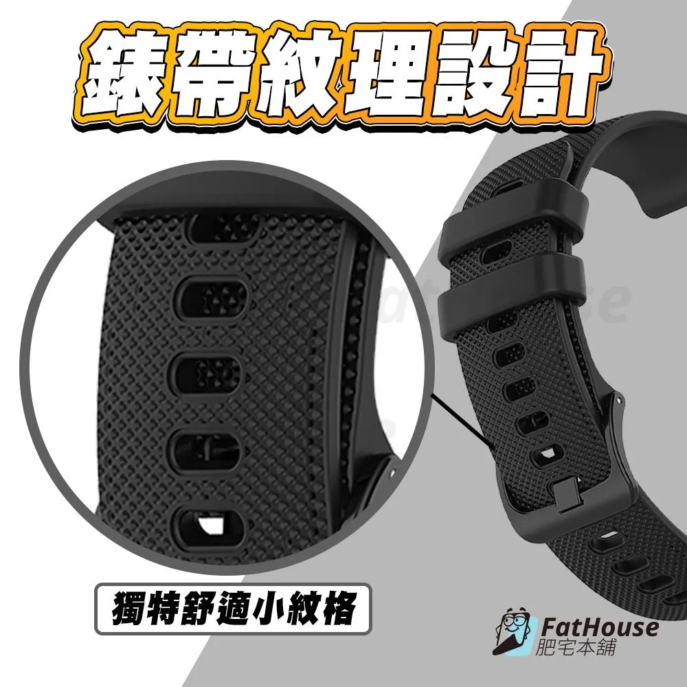 透氣防水格紋橡膠錶帶 格紋錶帶 18mm 通用錶帶 手環錶帶  橡膠錶帶 錶帶