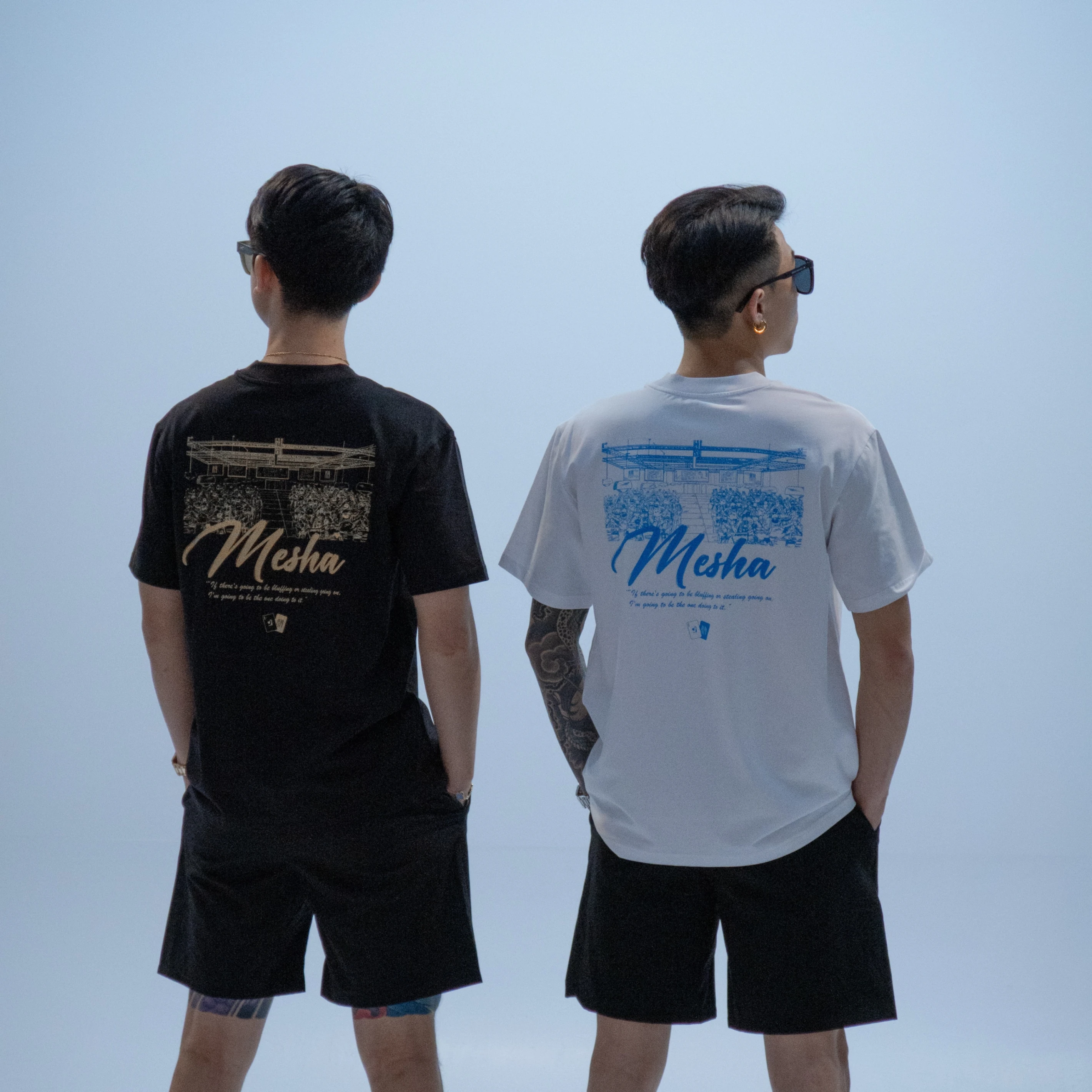 【MESHA】德撲殿堂｜萊卡短T(2色)