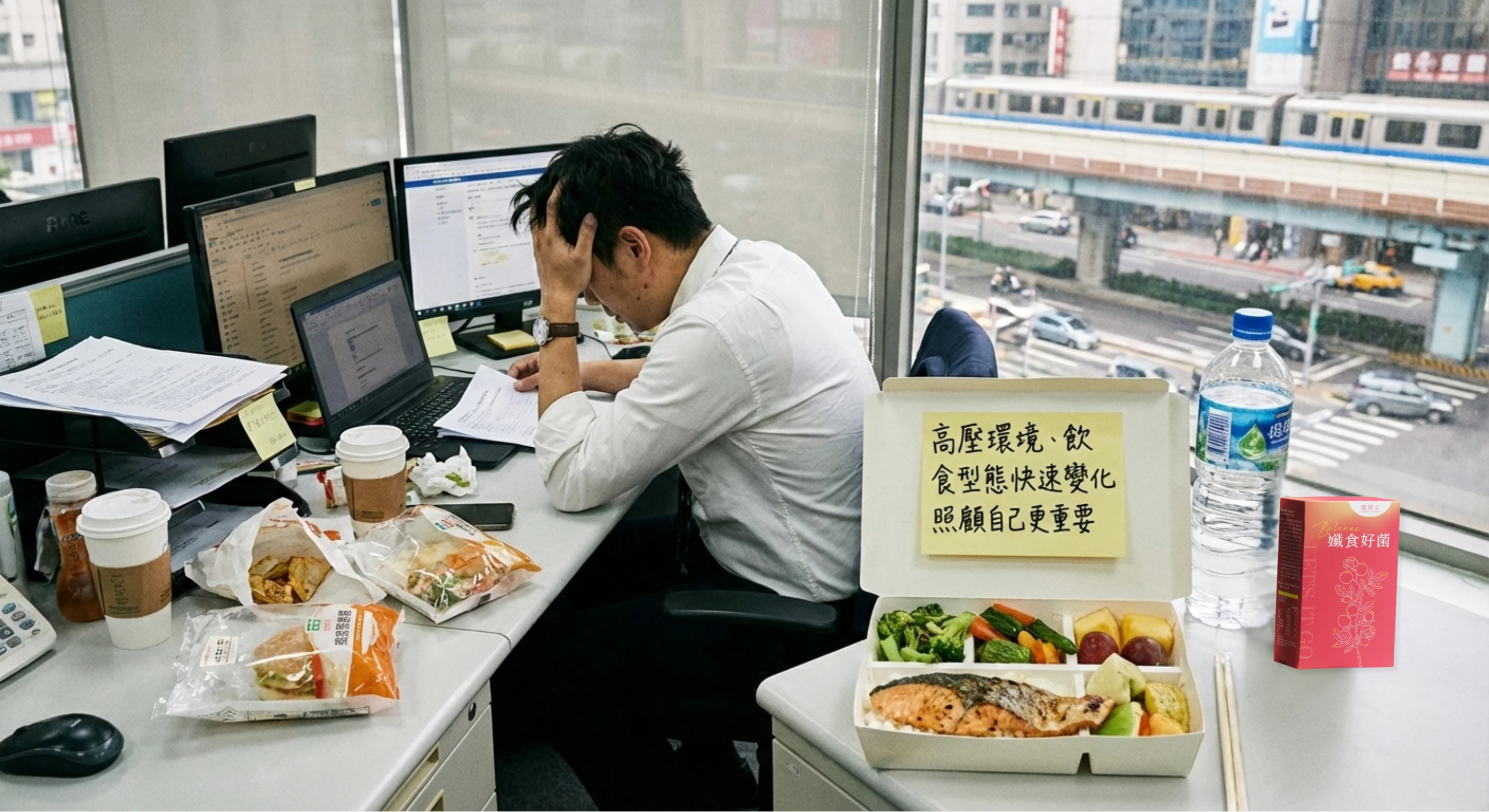 高壓環境、飲食型態快速變化 照顧自己更重要