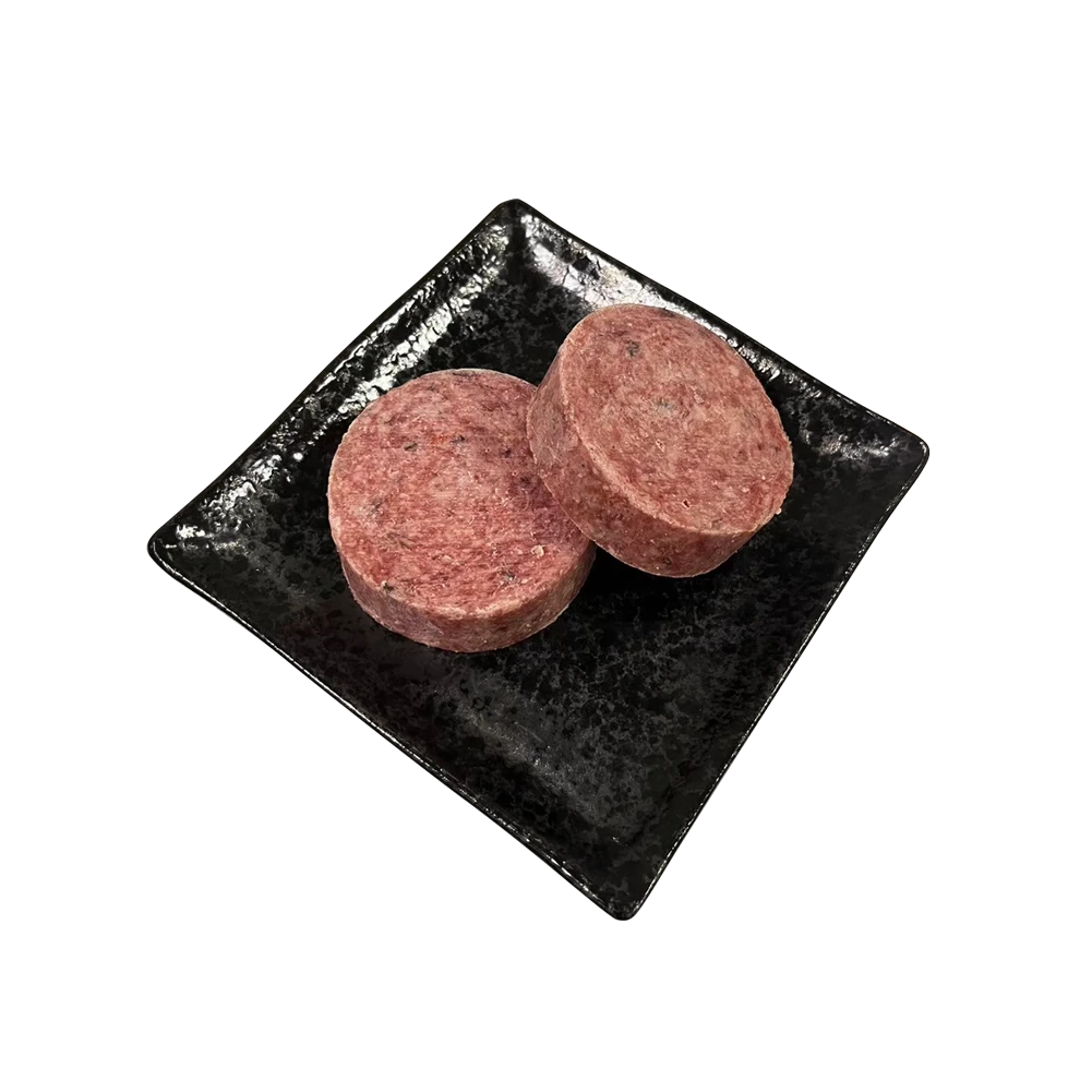 【幼貓、高齡貓配方】純肉圓餅-牛肉口味2顆(總重100g)(無紫菜)