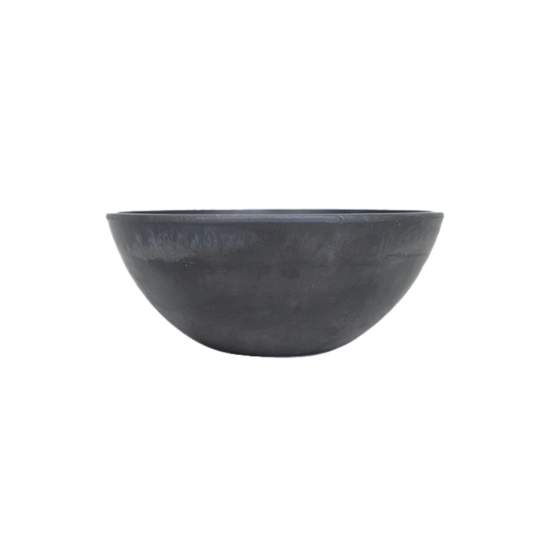 黑膠盆 植物鉢-淺碗型