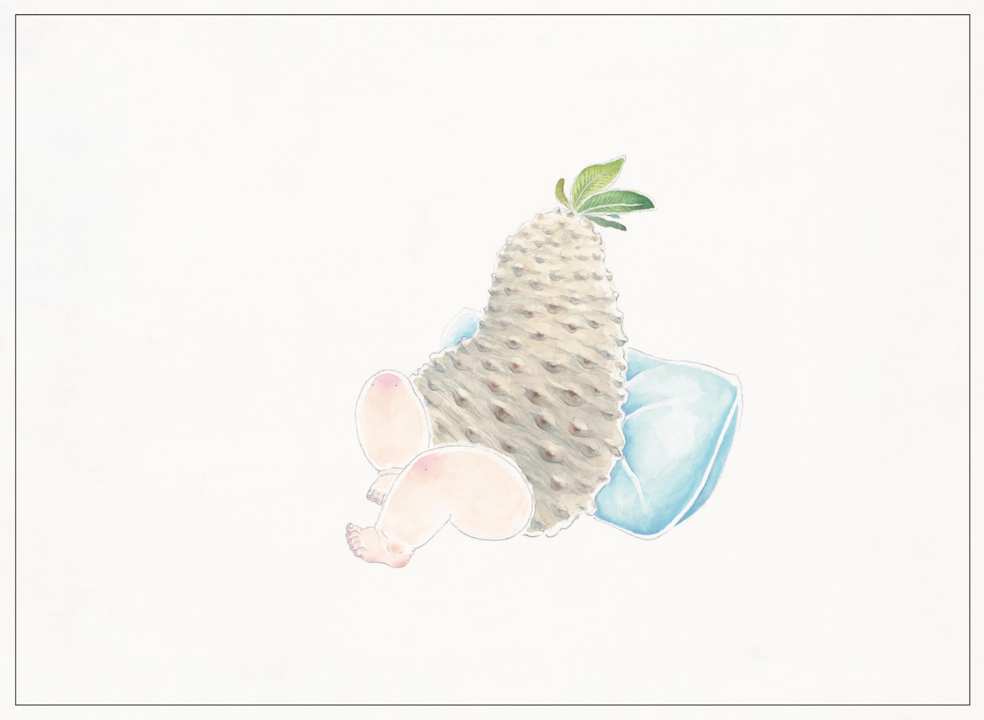 BIG BABY ｜A littile lazy 版畫