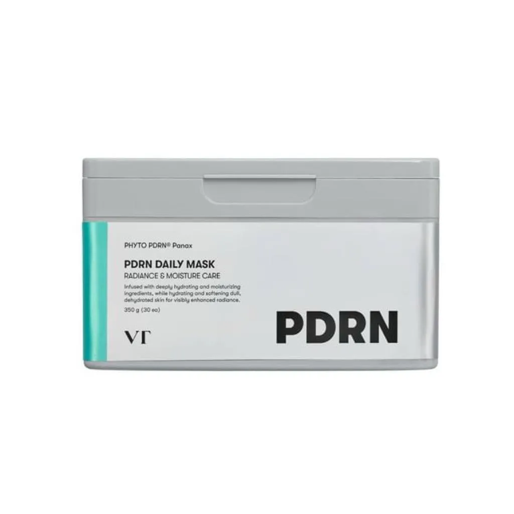 【VT】PDRN日常保濕面膜 30片｜植萃PDRN配方｜提亮光澤