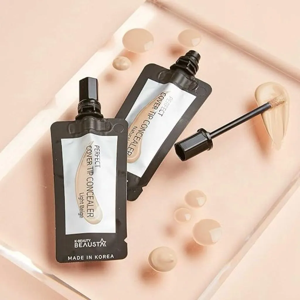 【K-BEAUTY】防脫妝完美柔霧遮瑕膏4ml｜自然白皙款｜單包販售｜小包裝｜攜帶方便