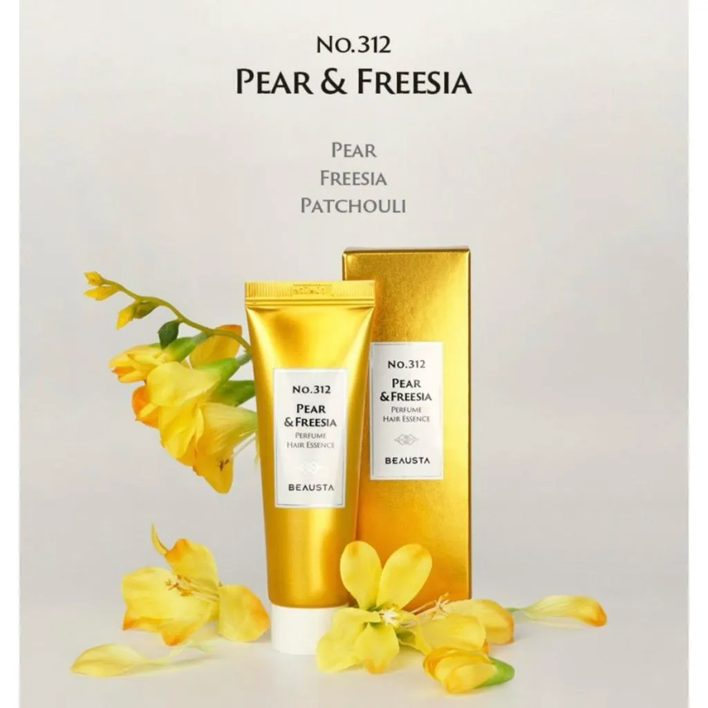 【BEAUSTA】首爾專櫃限定｜免沖洗香氛護髮精華50ml｜梨與小蒼蘭香味