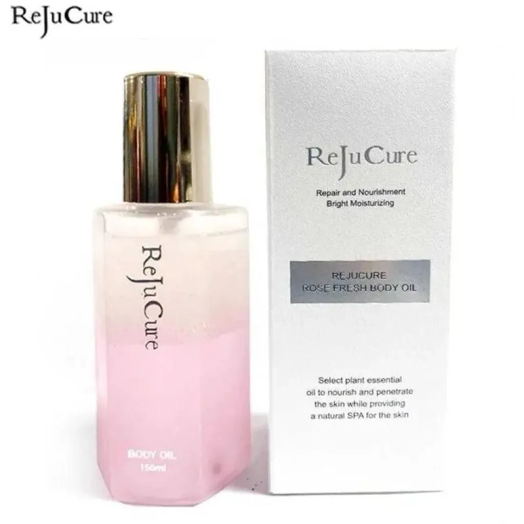 【ReJuCure】玫瑰潤膚精油150ml｜清爽保濕・天然玫瑰香氛身體油