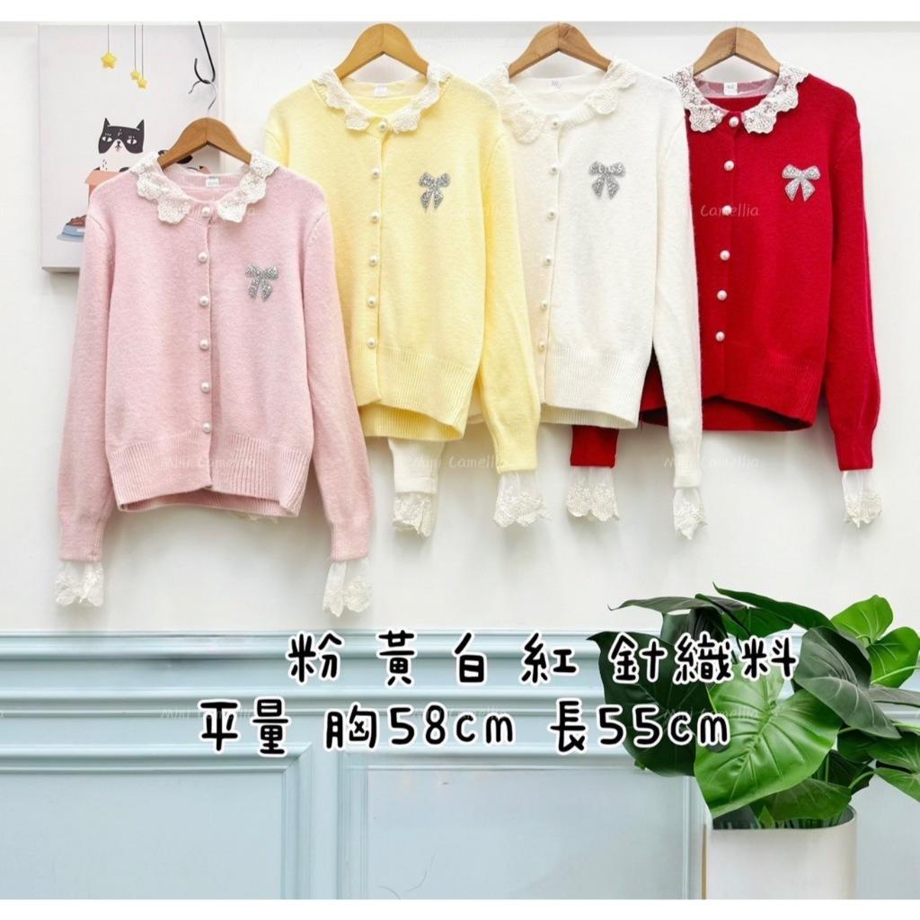 【朵朵家】𝟐𝟓訂製上衣（粉/白/黃/紅) #5013