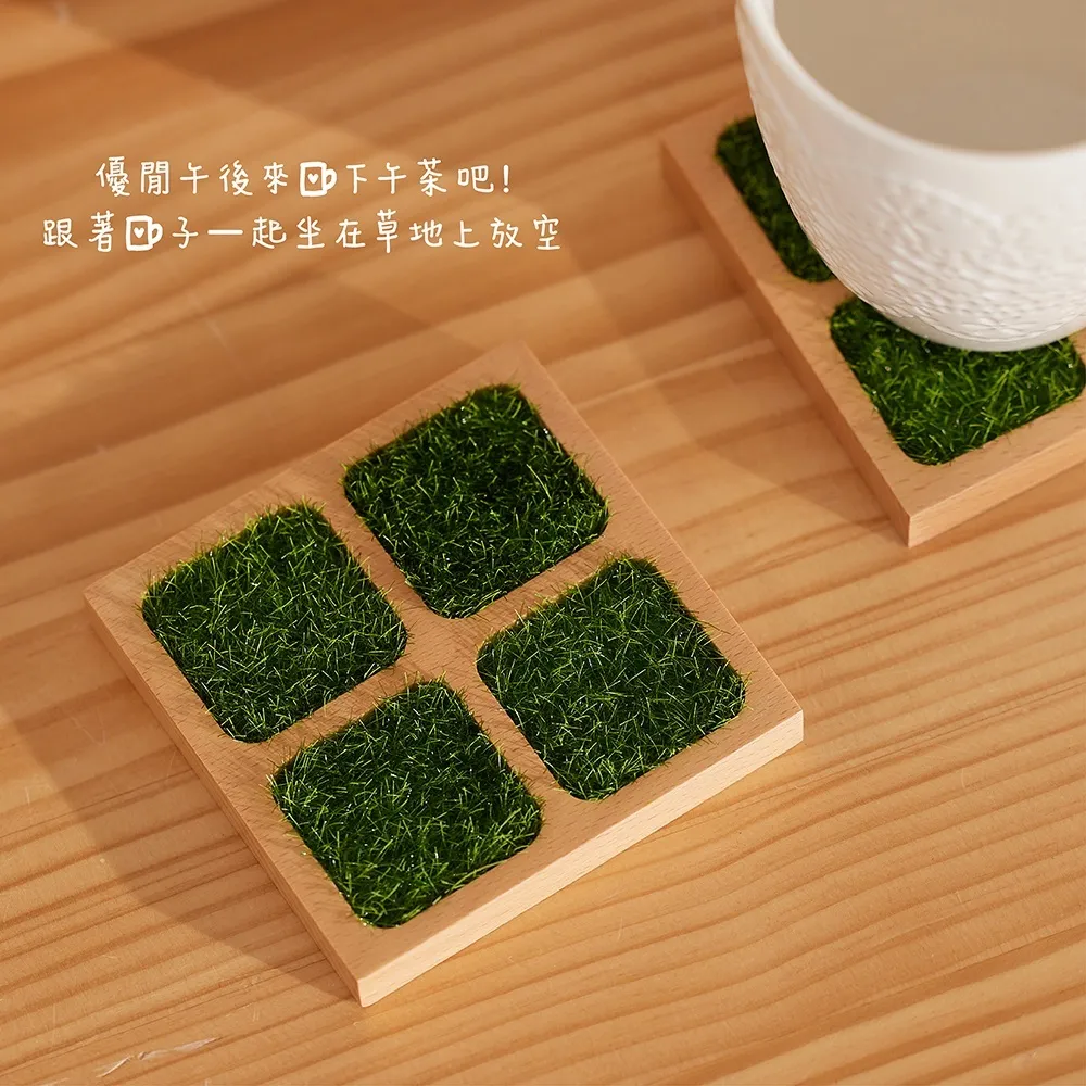 原木杯墊 隔熱墊 吸水杯墊｜辦公桌／餐桌／送禮｜台灣設計 田田造型 溫潤質感