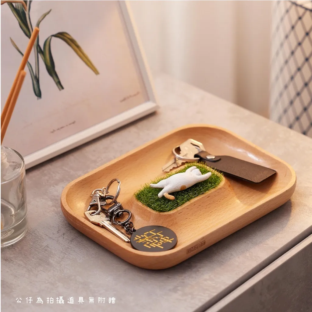 飾品盤 鑰匙盤 首飾收納｜玄關／化妝台／床頭櫃｜沙漠綠洲造型 質感展示托盤