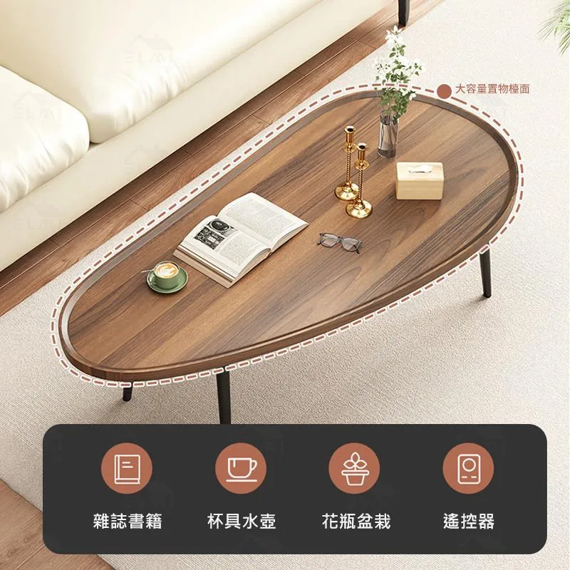 托盤茶几 邊桌 小圓桌｜客廳／沙發旁／陽台｜托盤式桌面 防止物品滑落@HAP