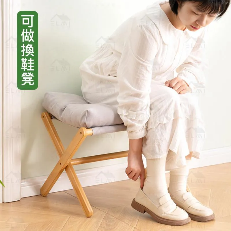 折疊沙發凳 穿鞋椅 腳凳｜客廳／床尾／玄關｜可折疊收納 軟墊舒適@HAP